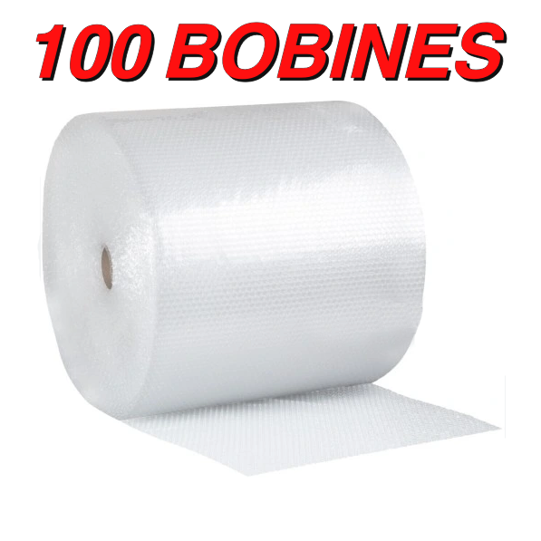 PAPIER BULLE BOBINE 100M x 50CM x 30µ - 100BOBINES